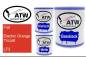 Preview: Fiat, Electric Orange Tricoat, LF3: 1L Lackdose + 1L Klarlack + 500ml Härter - Set, von ATW Autoteile West.
